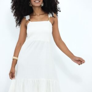 Vestido Midi Babado Brisa