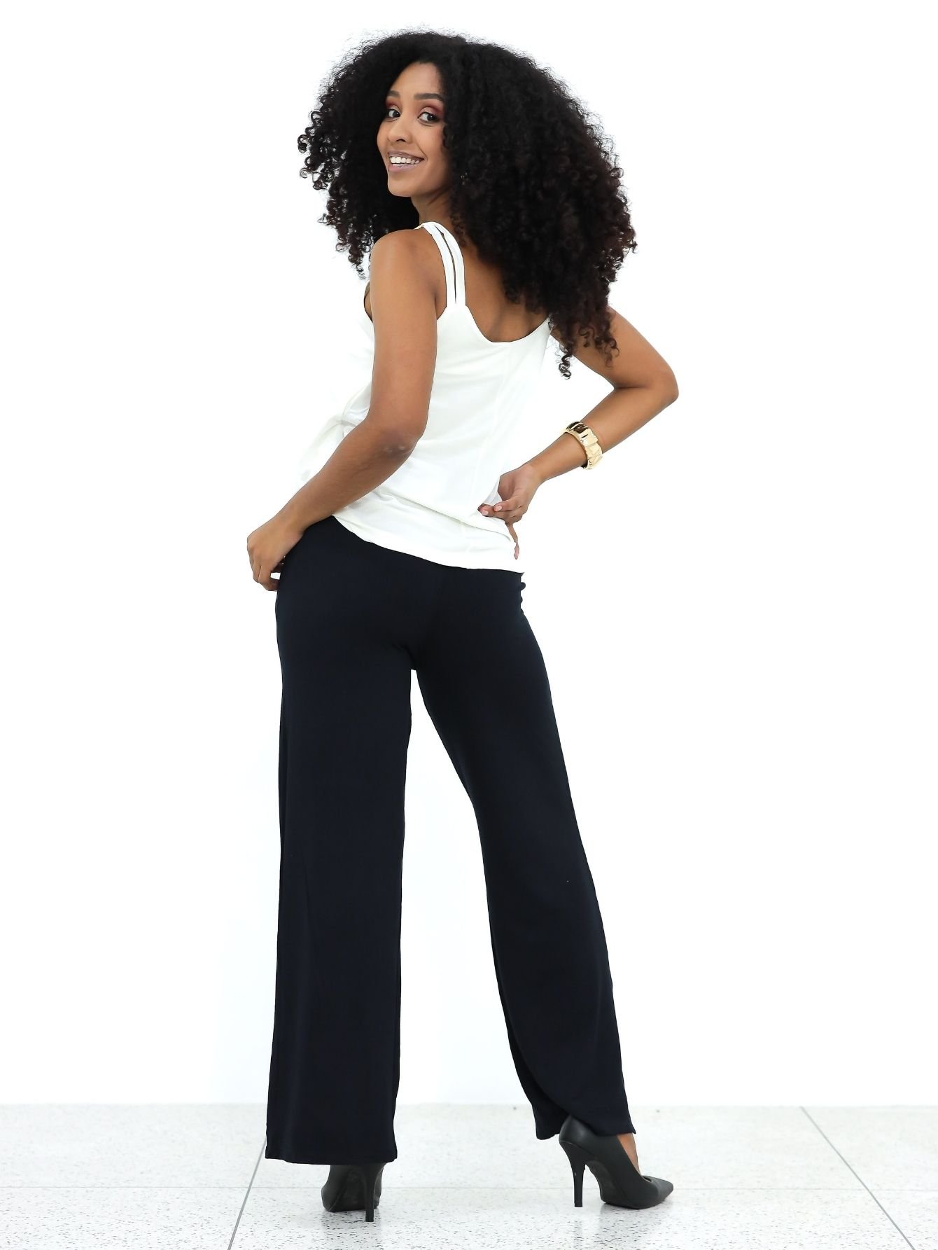 Calça Pantalona Confort