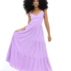 Vestido Longo Lavanda Brisa